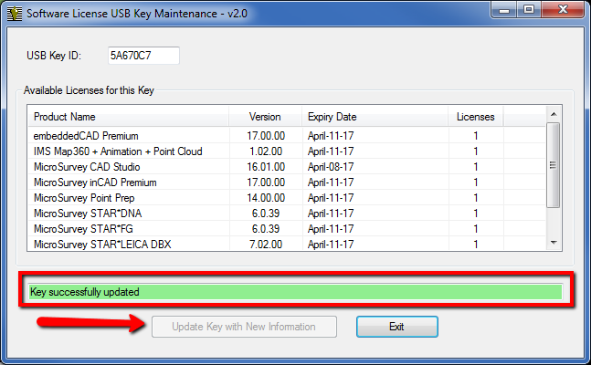 USB-Updated USB License