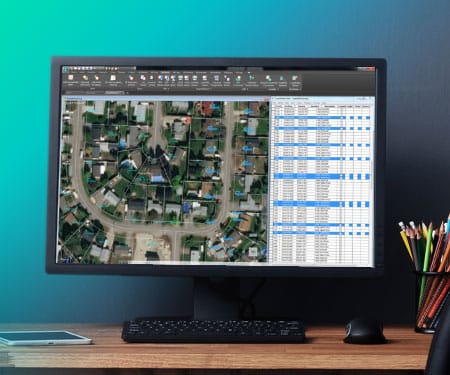 Monitor MicroSurvey CAD