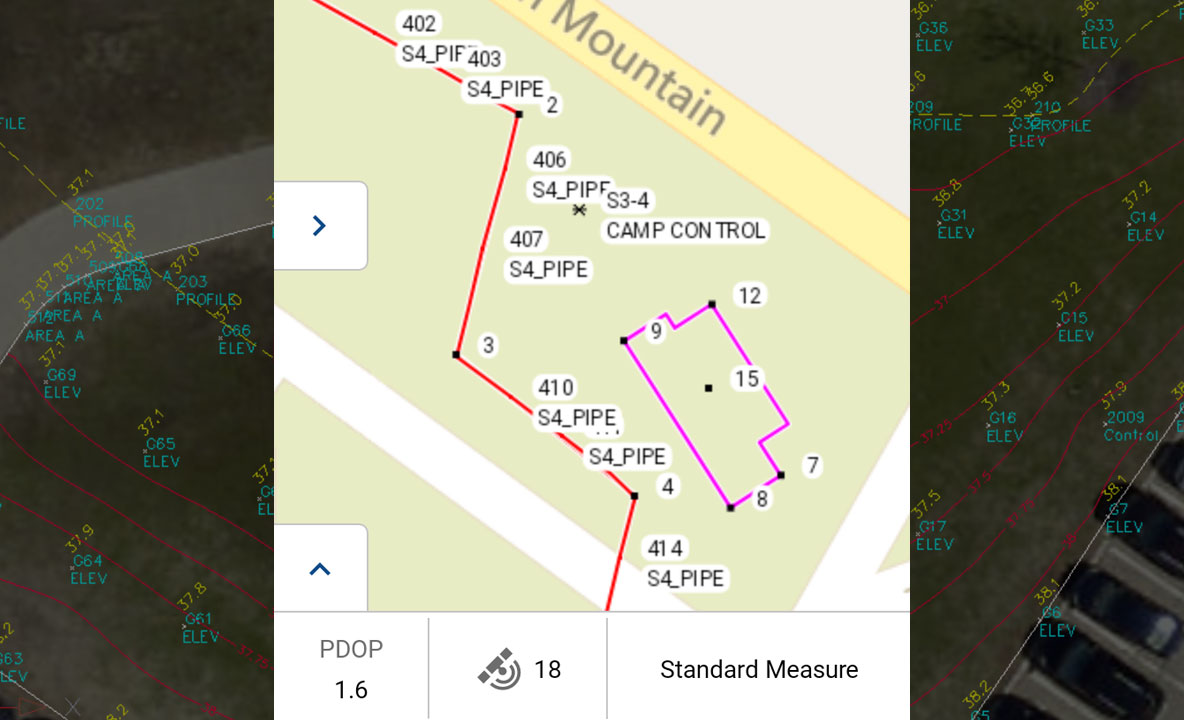 NBCC FieldGenius Screenshot